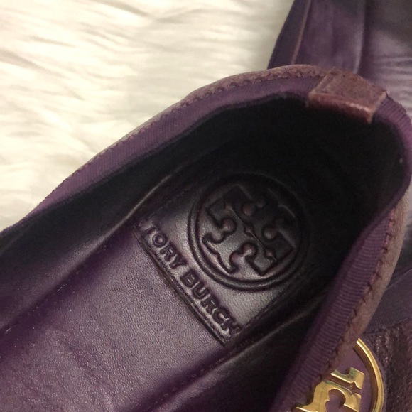 Purple Authentic Tory Burch Flats - Picture 4 of 7